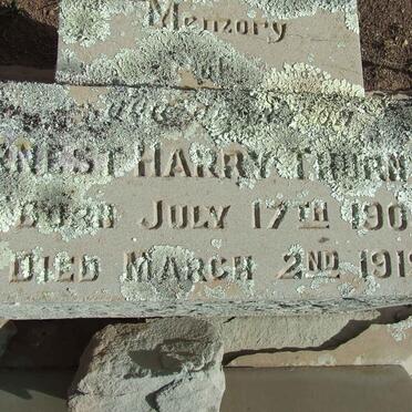 THURNTON Ernest Harry 1905-1919