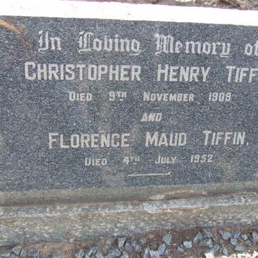 TIFFIN Christopher Henry -1909 &amp; Florence Maude -1952