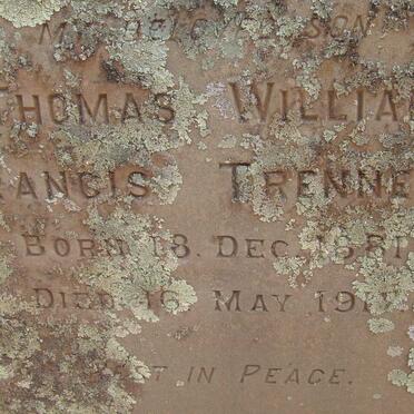 TRENNERY Thomas William Francis 1881-1917