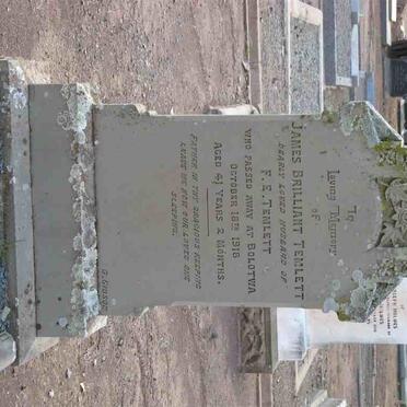 TEMLETT James Brilliant -1918