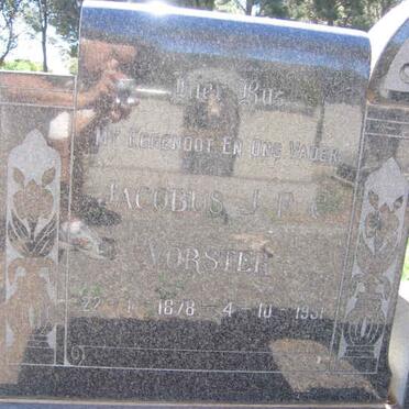 VORSTER Jacobus J.P.C. 1878-1951