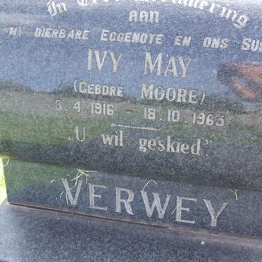 VERWEY Ivy May nee MOORE 1916-1965
