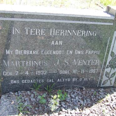 VENTER Marthinus J.S. 1932-1967