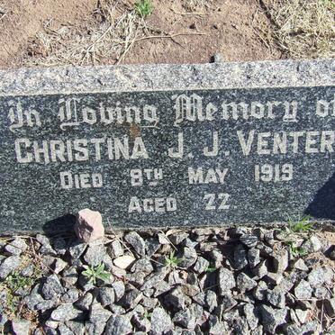 VENTER Christina J.J. -1919