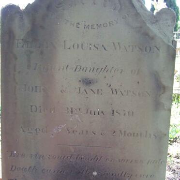 WATSON Ellen Louisa -1870