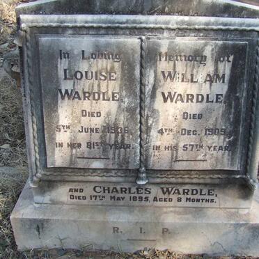 WARDLE William -1909 &amp; Louise -1936 :: WARDLE Charles -1895