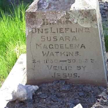 WATKINS Susara Magdalena 1930-1933