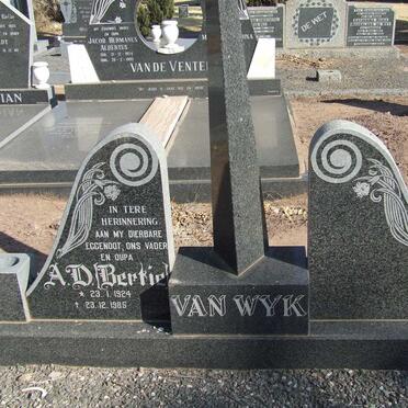WYK A.D., van 1924-1985