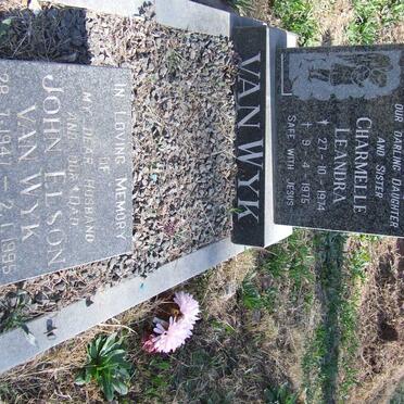 WYK John Elson, van 1947-1995 :: VAN WYK Charmelle Leandra 1974-1975