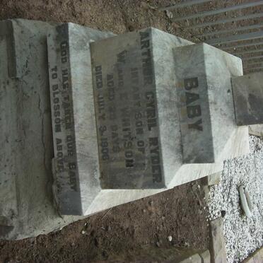 WHITSON Arthur Cyril  Ryder 1906-1906