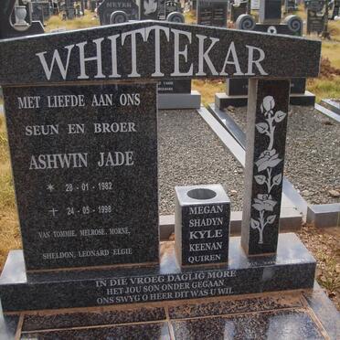 WHITTEKAR Ashwin Jade 1982-1998