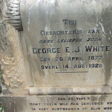 WHITE George E.J. 1877-1926