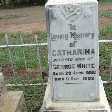WHITE Catharina 1880-1909
