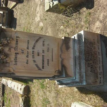 WHITEHOUSE James -1902 :: WHITEHOUSE Annie Matilda -1874