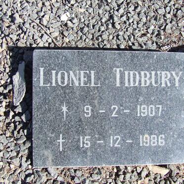 WHITE Lionel Tidbury 1907-1986