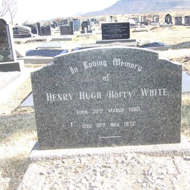 WHITE Henry Hugh 1890-1972