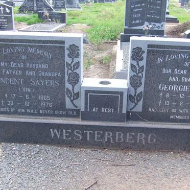 WESTERBERG Vincent Sayers 1905-1976 &amp; Georgie Ivy 1905-1989