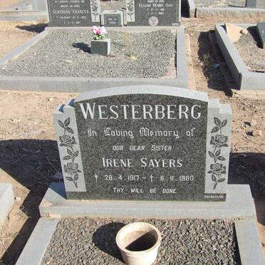 WESTERBERG Irene Sayers 1917-1980