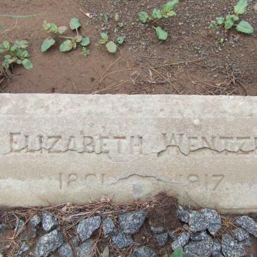 WENTZEL Carel 1837-1920 &amp; Elizabeth 18??-1917 