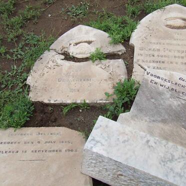 WENTZEL Johan Petrus -1906 &amp; Johanna Maria DELANGE 1829-1903