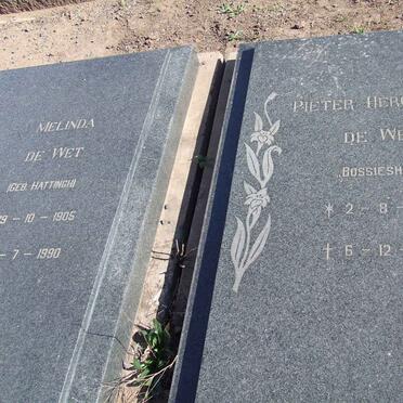 WET Pieter Hercules, de 1903-1978 &amp; Melinda HATTINGH 1905-1990