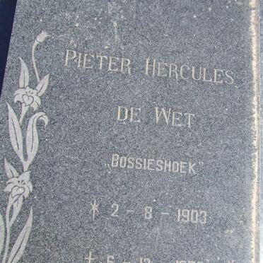 WET Pieter Hercules, de 1903-1978 &amp; Melinda HATTINGH 1905-1990