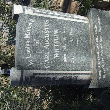 WITTHUHN Carl Augustus 1881-1955