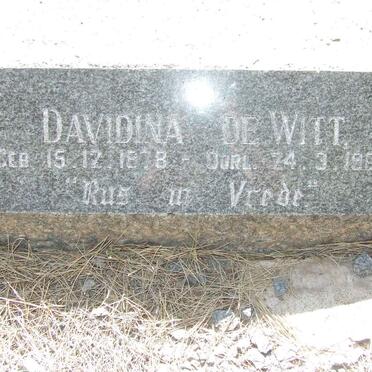 WITT Davidina, de 1878-1969