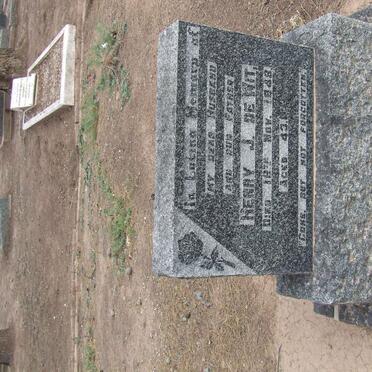 WIT Henry J., de -1948