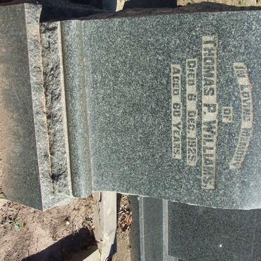 WILLIAMS Thomas P. -1925