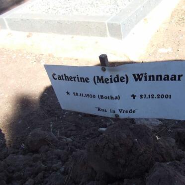 WINNAAR Catherine nee BOTHA 1930-2001