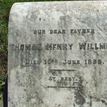 WILLMORE Thomas Henry -1899