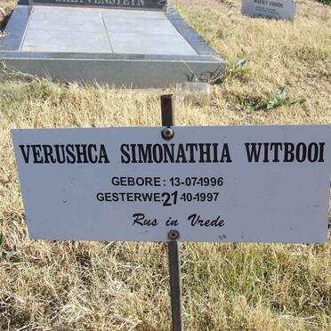 WITBOOI Verushca Simonathia 1996-1997