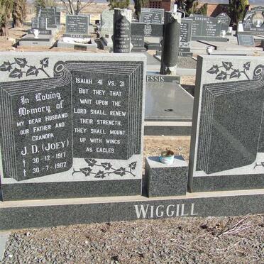WIGGILL J.D. 1917-1982