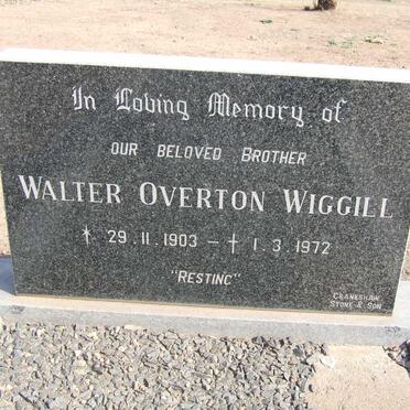 WIGGILL Walter Overton 1903-1972