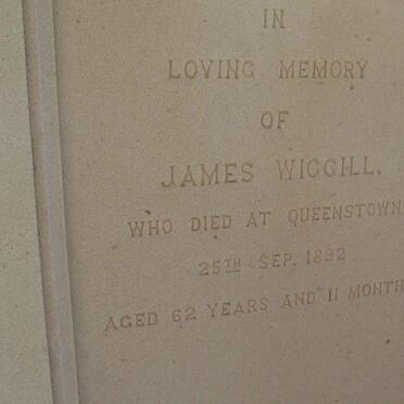 WIGGILL James -1892 &amp; Sarah Ann -1901