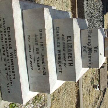 WINNICOTT Charles -1932 &amp; Elizabeth -1921 