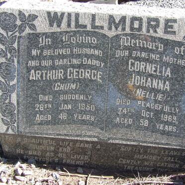 WILLMORE Arthur George -1950 &amp; Cornelia Johanna -1969