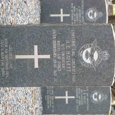 HAYLETT A.E. -1942