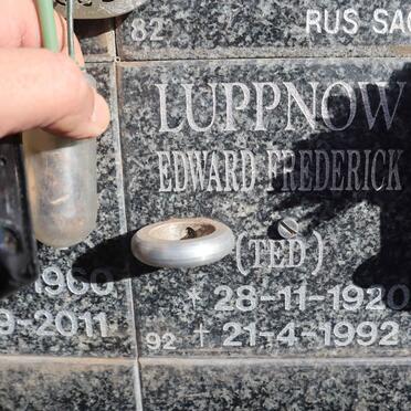LUPPNOW Edward Frederick 1920-1992