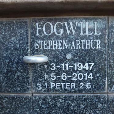 FOGWILL Stephen Arthur 1947-2014
