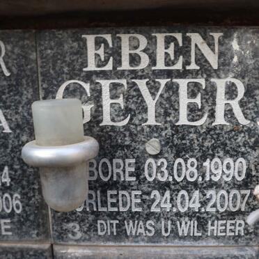GEYER Eben 1990-2007