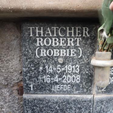 THATCHER Robert 1913-2008