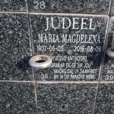 JUDEEL Maria Magdelena 1937-2016