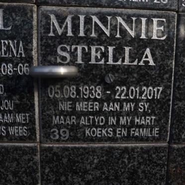 MINNIE Stella 1938-2017