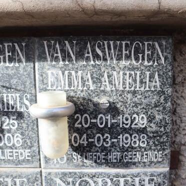 ASWEGEN Emma Amelia, van 1929-1988