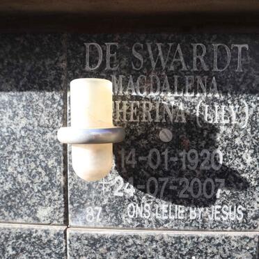SWARDT Magdalena ??herina, de 1920-2007