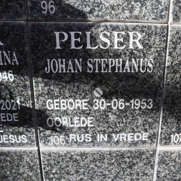 PELSER Johan Stephanus 1953-