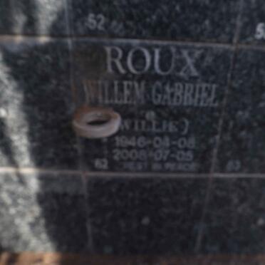 ROUX Willem Gabriel 1946-2008