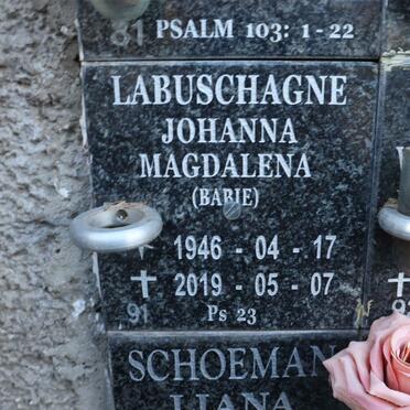 LABUSCHAGNE Johanna Magdalena 1946-2019